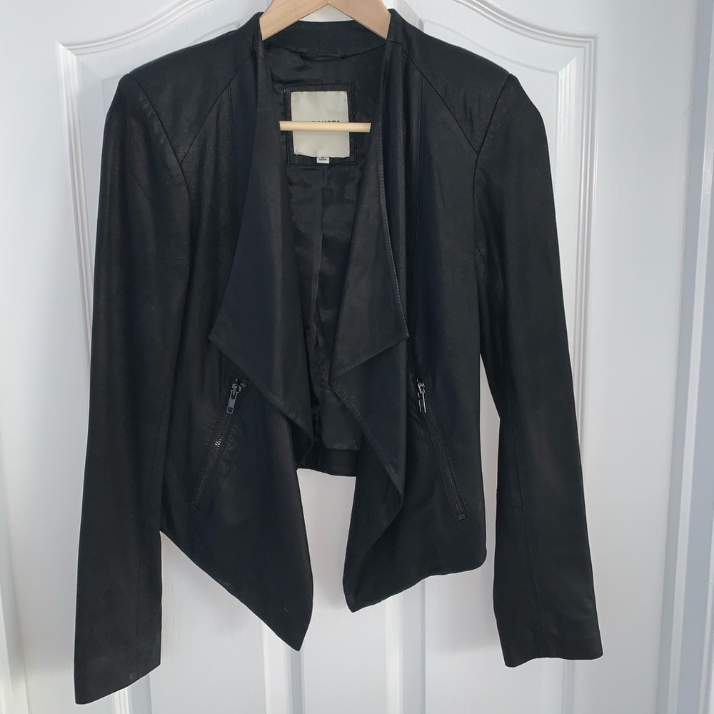 🖤BB Dakota Black Leather Jacket Size S🖤